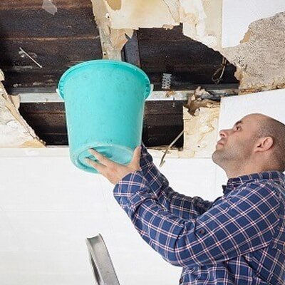 ceiling has a leak